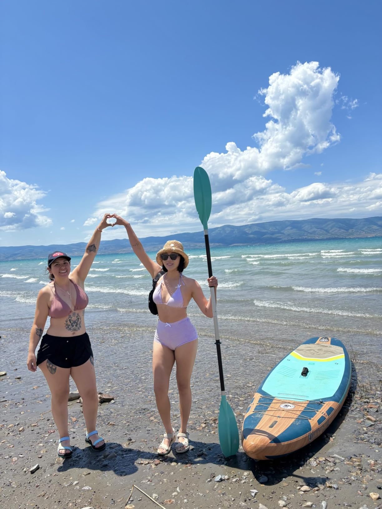 Karltion Kayak Paddle - Adjustable 2 Pieces Aluminum Alloy Shaft with Glass Fiber Blade for Surfing,Oar Fishing Easy Packable Travel customer photo 1