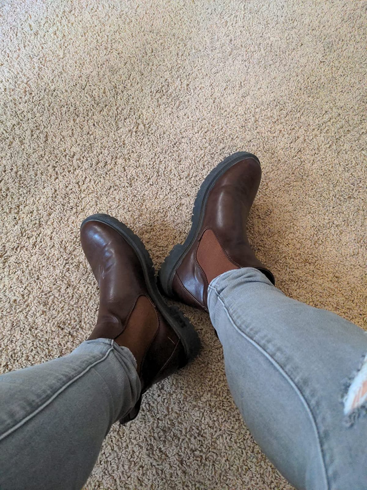 DREAM PAIRS Women's Chelsea Ankle Boots Shoes customer photo 2