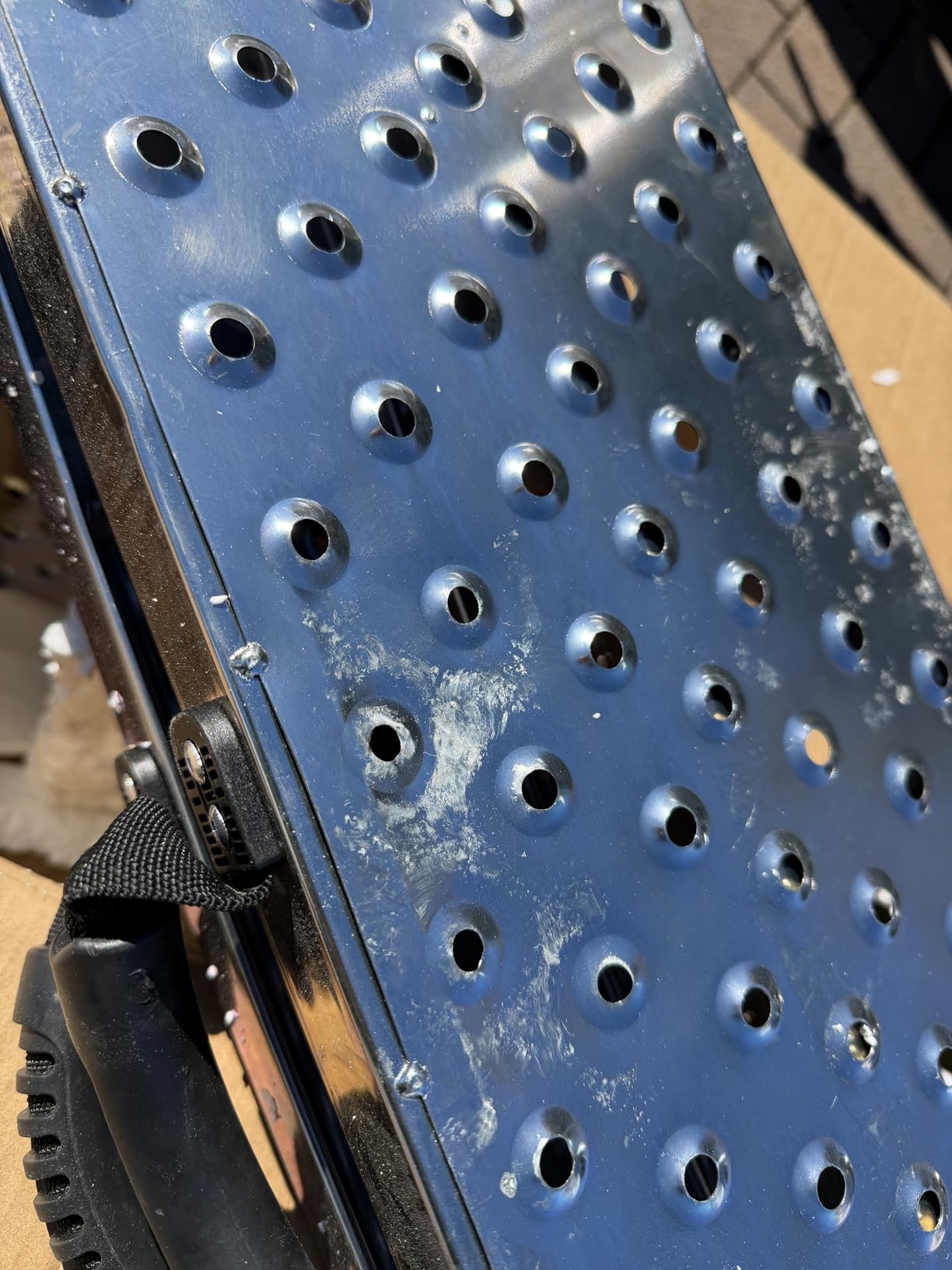 Loading Ramps - Steel Ramp Set for ATVs, Motorcycles, Mowers, Carts & More - Use with Pickup Trucks & Trailers - 1200lb Combined Capacity by Stalwart customer photo 1