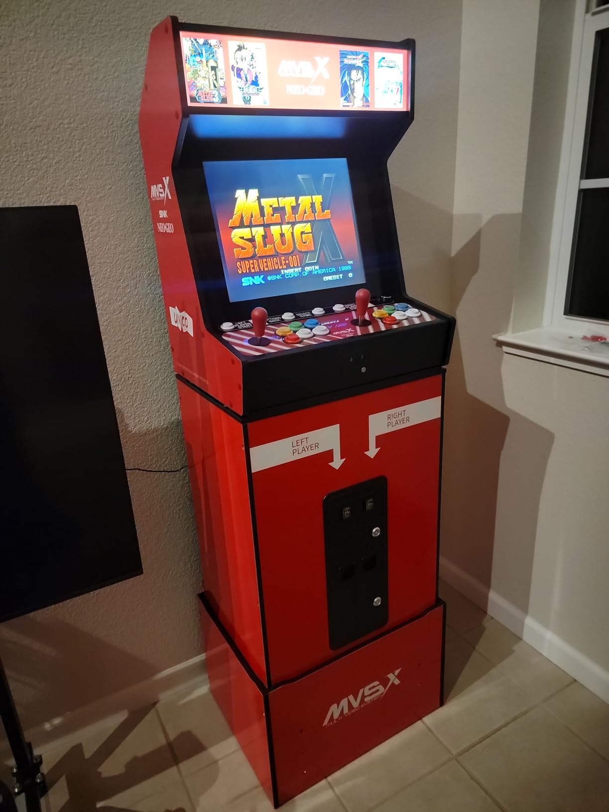 UNICO MVSX Home Arcade, Preloaded 50 SNK Licenced Retro Games, Support Two Players to Play Games Concurrently, Including The King of Fighters/Metal Slug and More customer photo 2