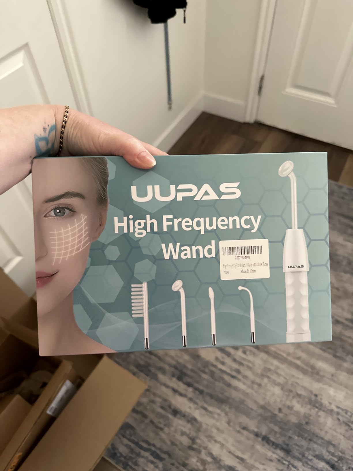 High Frequency Facial Wand-UUPAS Portable Handheld High Frequency customer photo 2