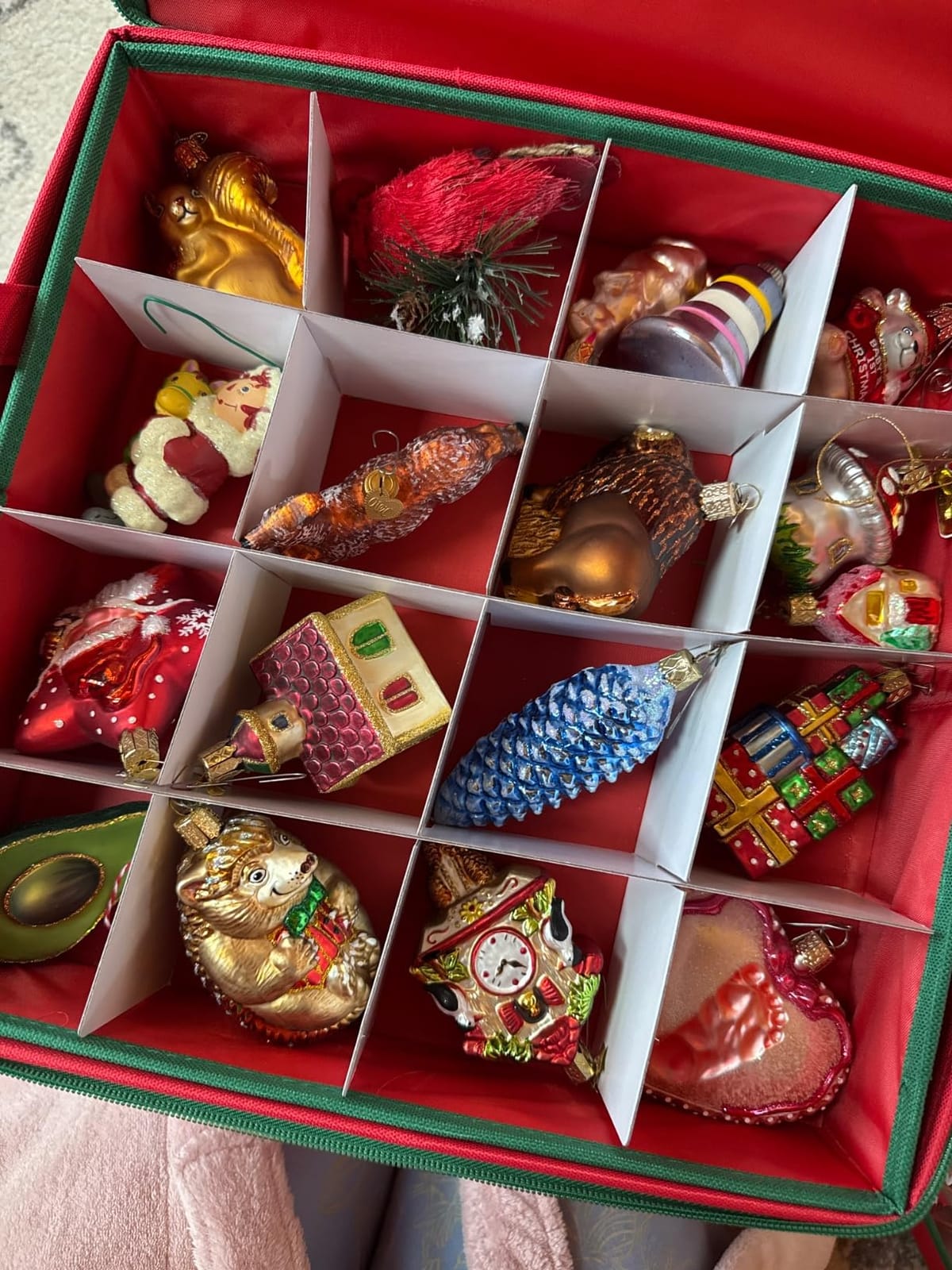 MaidMAX Ornament Storage Box, Christmas Ornament Storage, Ornament Storage customer photo 2