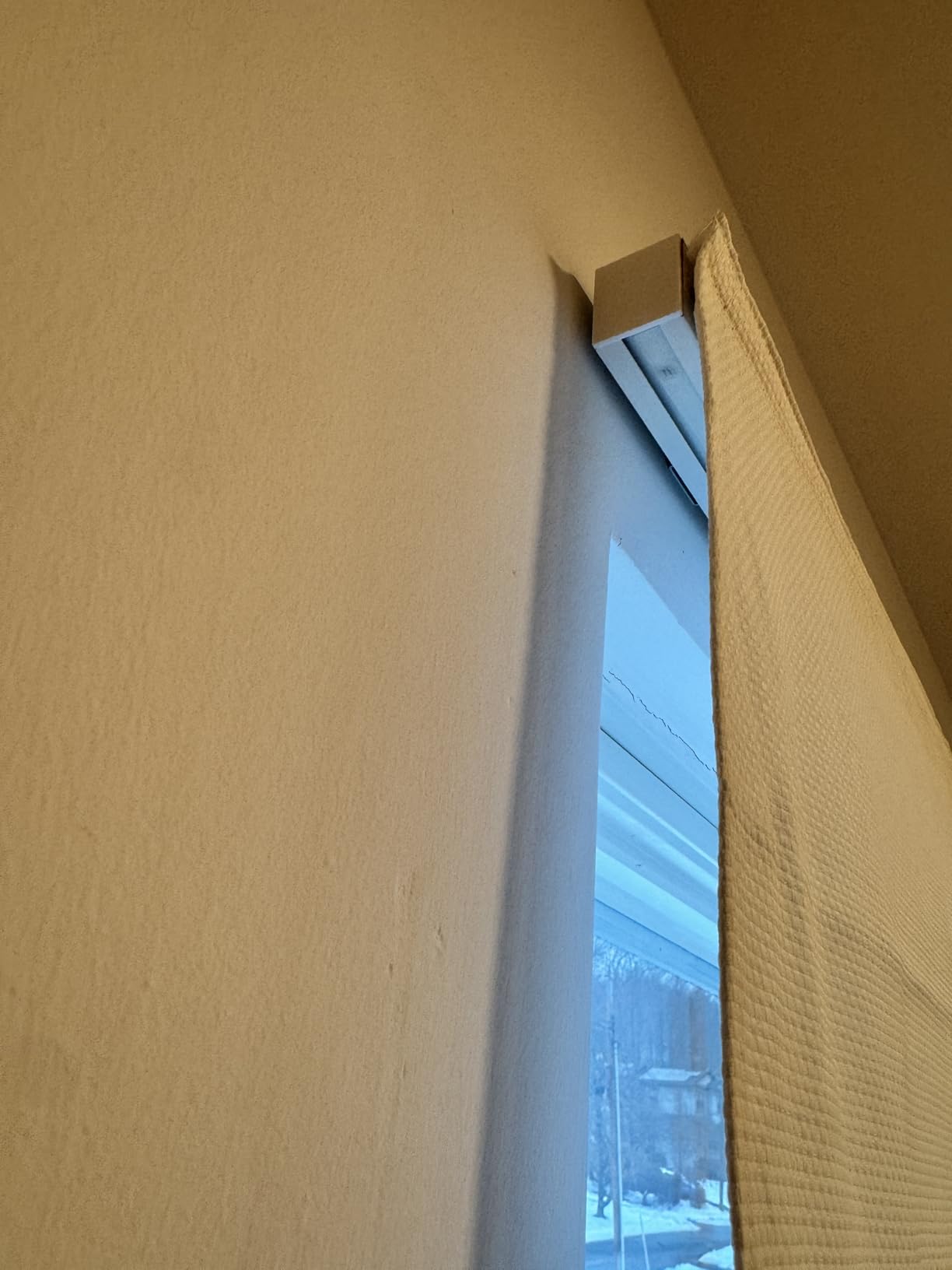 Madison Park Roman Shade, Room Darkening Blind Cordless, 33x64 Sheen Blue customer photo 2