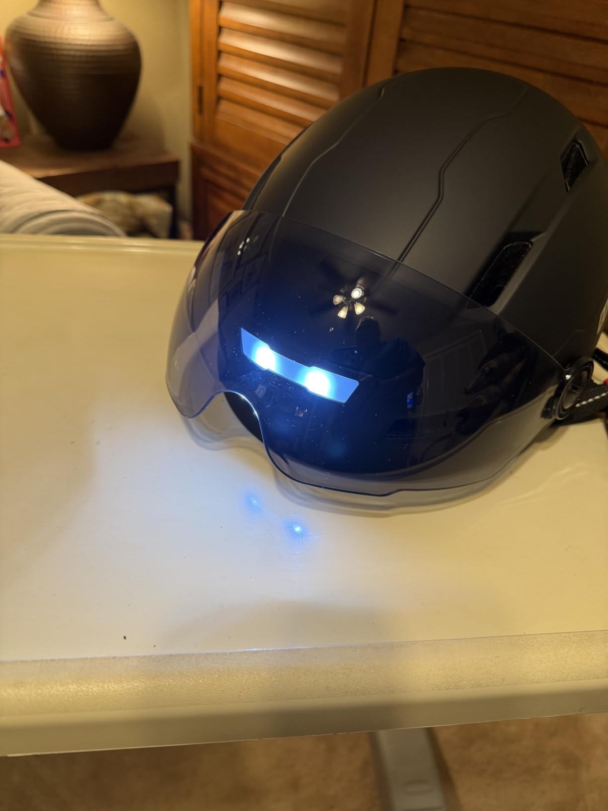 ILM Adult Bike Helmet with LED Front Back Light Bicycle Helmets E3-10L customer photo 2