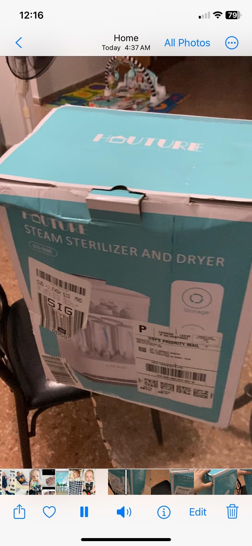 HAUTURE 6-in-1 Baby Bottle Sterilizer and Dryer, Large Capacity customer photo 1