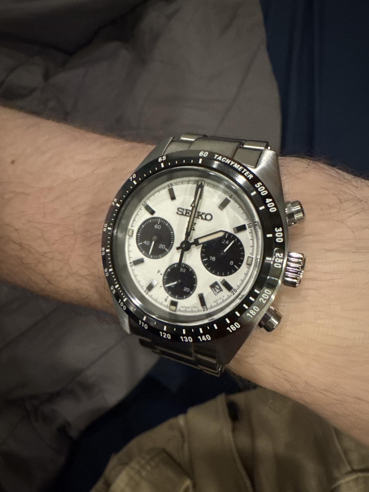 SEIKO SBDL085 [PROSPEX SPEEDTIMER Solar Chronograph] Mens Watch Shipped from Japan customer photo 1