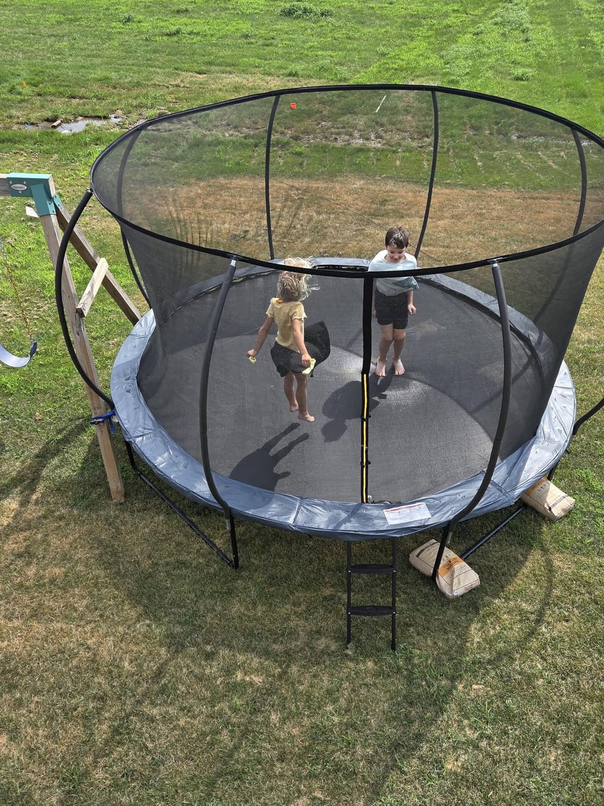 Jumpzylla Outdoor Trampoline with Net for Kids 8FT 10FT 12FT 14FT 15FT 16FT customer photo 1