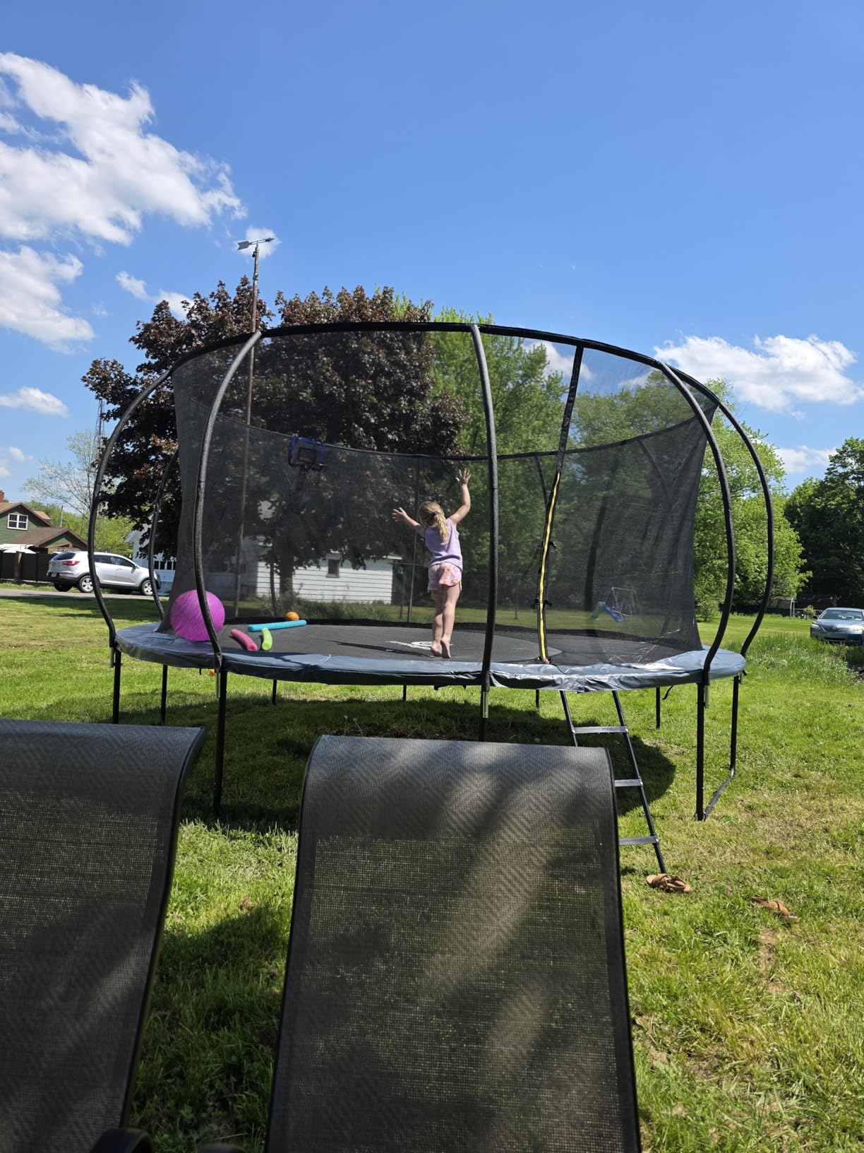 Jumpzylla Outdoor Trampoline with Net for Kids 8FT 10FT 12FT 14FT 15FT 16FT customer photo 2
