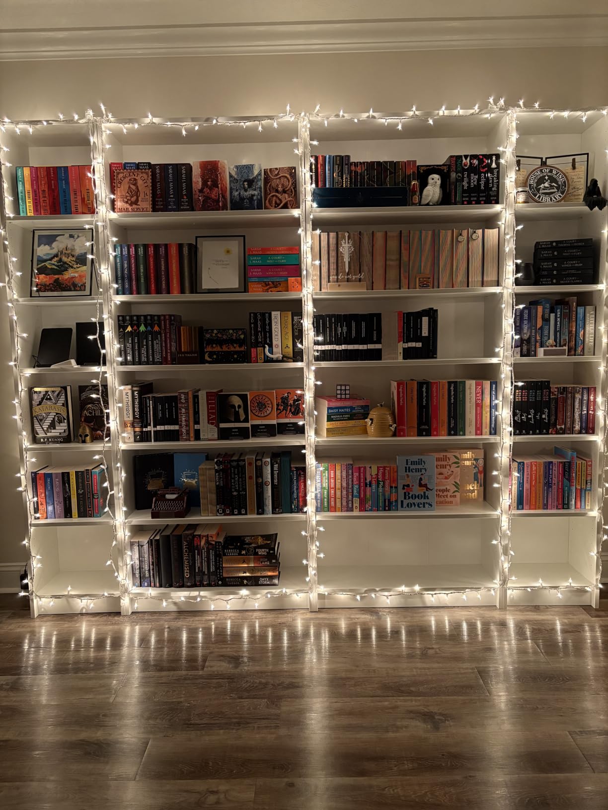 HISHINY Christmas Lights 100 Count Mini Clear Lights 21ft White Wire Christmas Tree String Lights Set for Outdoor Indoor Christmas Decorations Wedding Valentines Day Decor,UL Certified (21feet) customer photo 2