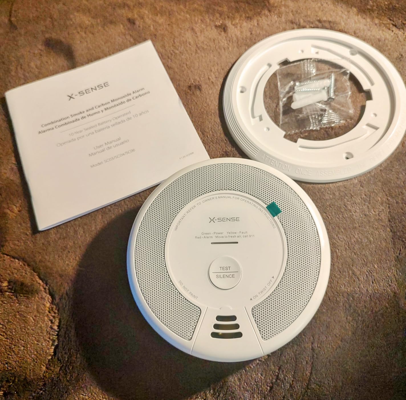 X-Sense 6-Pack Interconnected Smoke and CO Detector, SC06-W customer photo 2