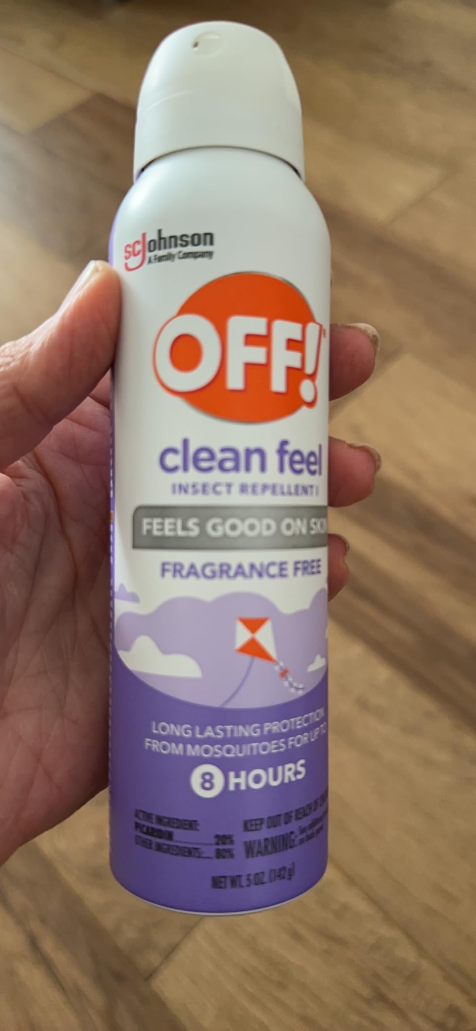OFF! Clean Feel Picaridin Insect & Mosquito Repellent Bug Spray, 5 oz customer photo 1