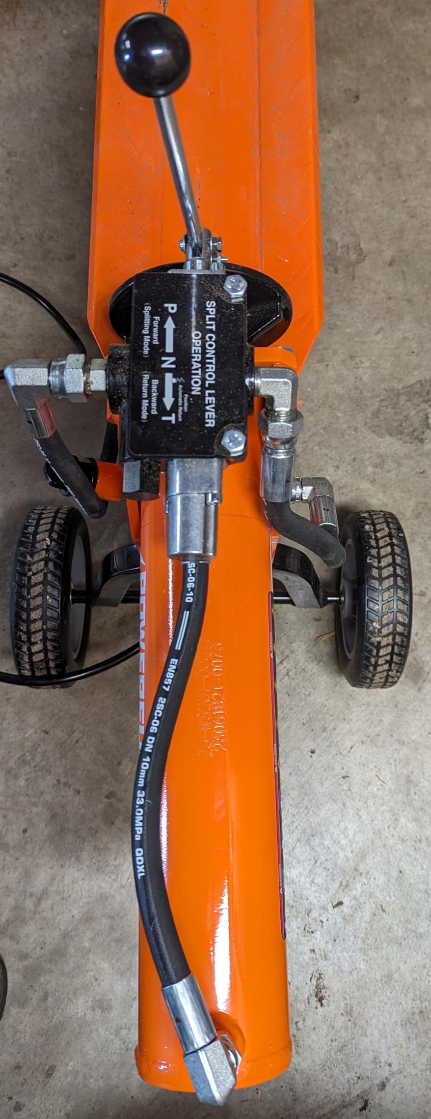 SuperHandy Hydraulic Log Splitter, 14 Ton, Portable Firewood Splitter customer photo 2
