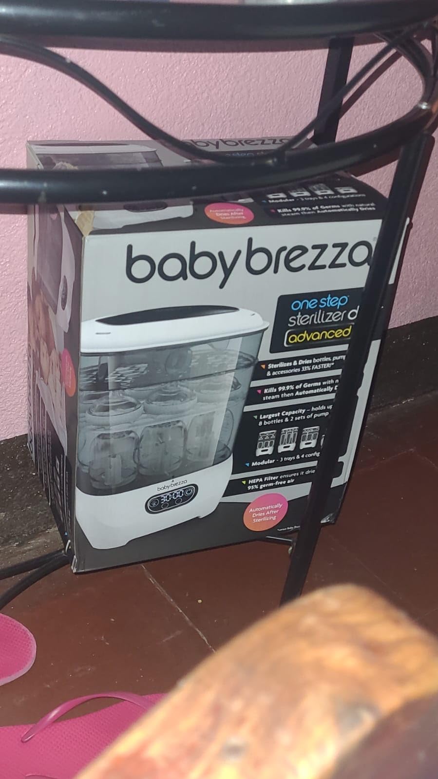 Baby Brezza Bottle Sterilizer and Dryer Advanced – Largest Capacity customer photo 1