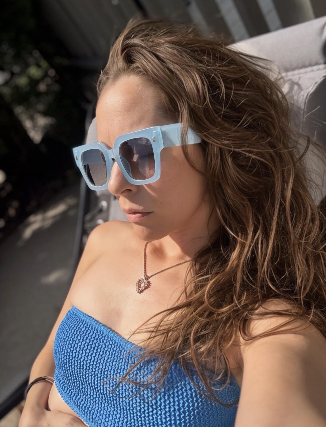 SOJOS Oversized Sunglasses for Women Thick Big Square UV400 Shades SJ2194 customer photo 1