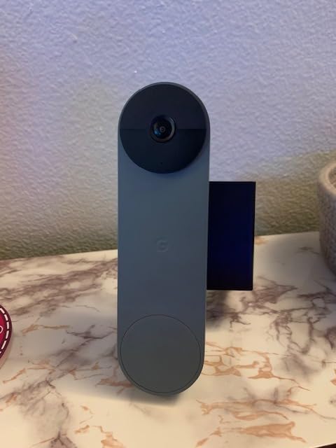 Google Nest Doorbell (Battery) - Ivy | 6x digital zoom video doorbell, HD, 24/7 live view, Night vision, HDR, works with Google Home & Gemini customer photo 2