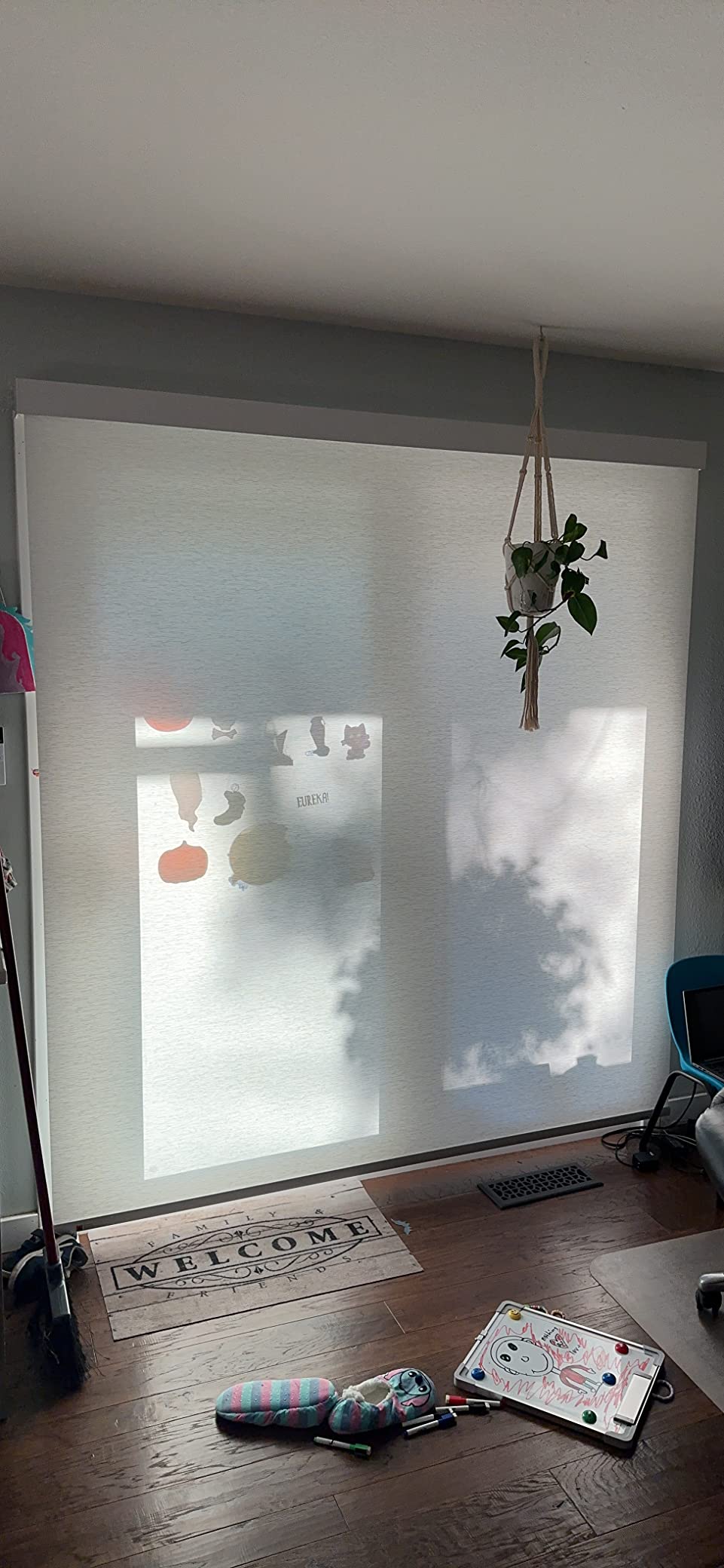 ZSTARR Motorized Blinds with Remote Blackout Smart Roller Blind Custom Size customer photo 1