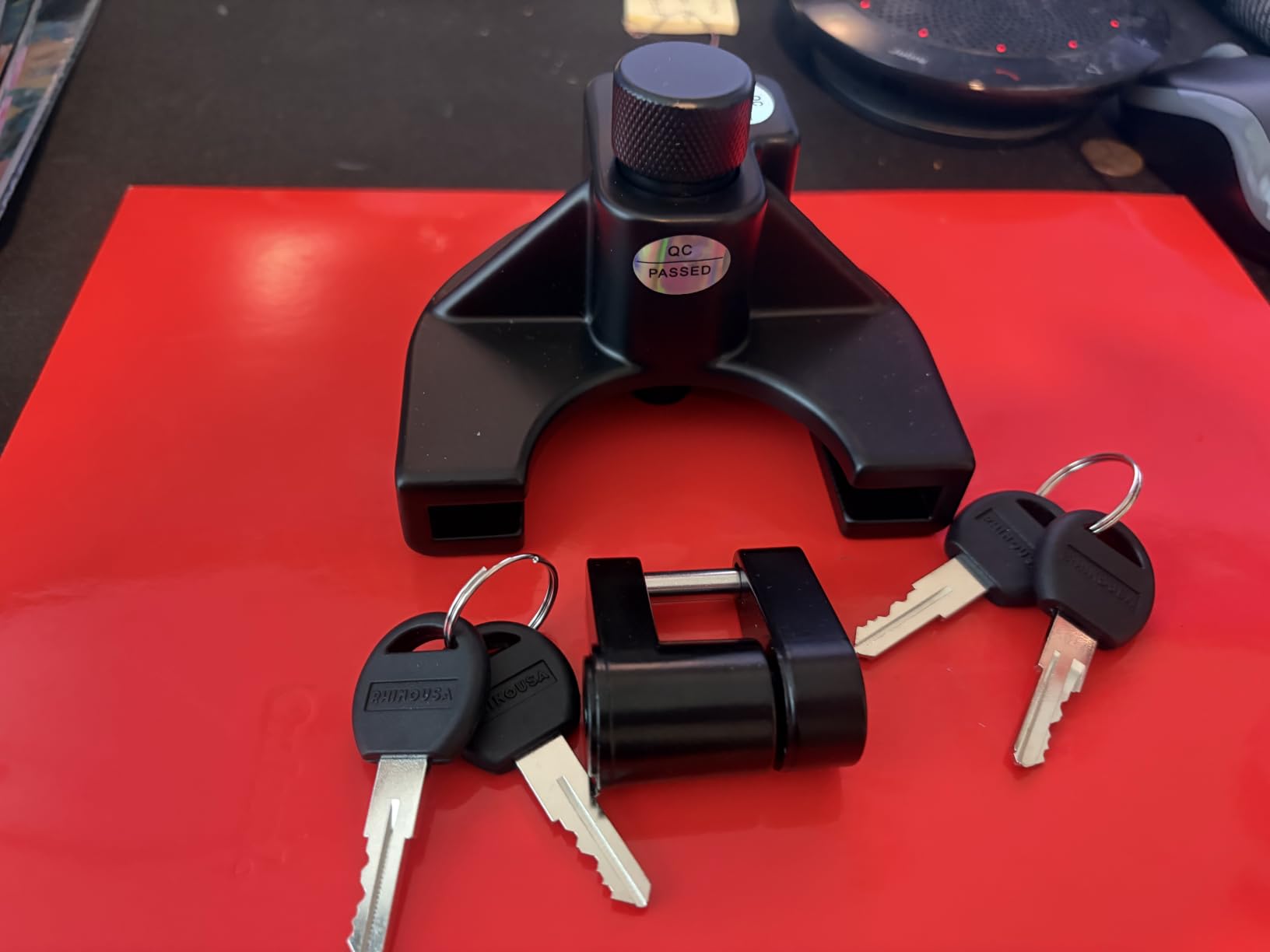 Rhino USA Trailer Coupler Lock Kit (2-5/16in Trailers) - Anti-Theft Steel customer photo 1