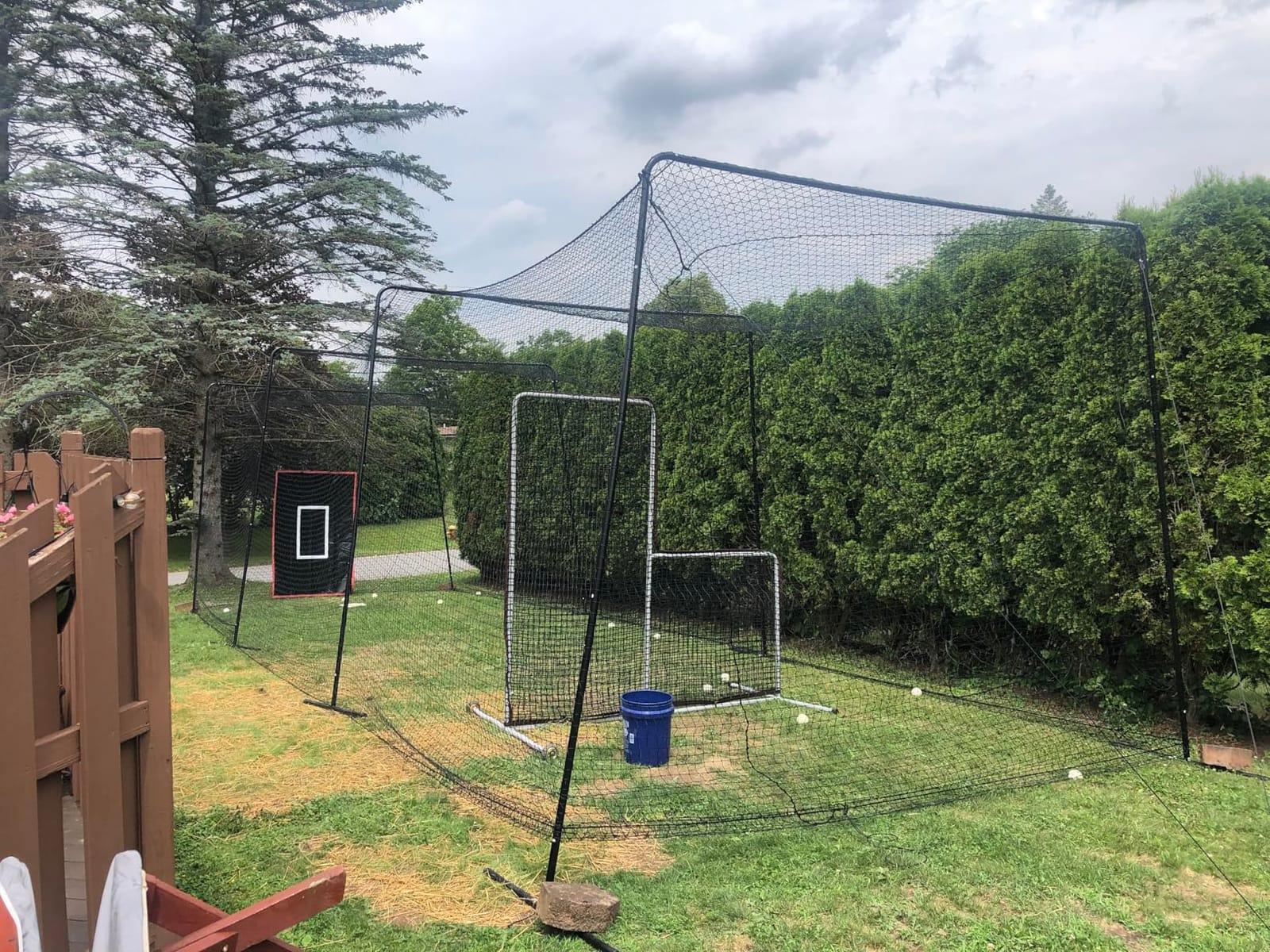 ANYTHING SPORTS Full 40 and 60 Foot Batting Cage. Perfect Baseball Batting Cage, Softball Batting Cage, Complete Package with Frame and Netting customer photo 2