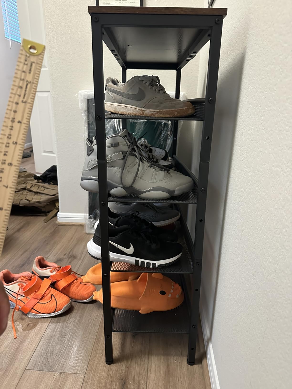 VASAGLE 5-Tier Shoe Rack, Adjustable, Freestanding customer photo 1