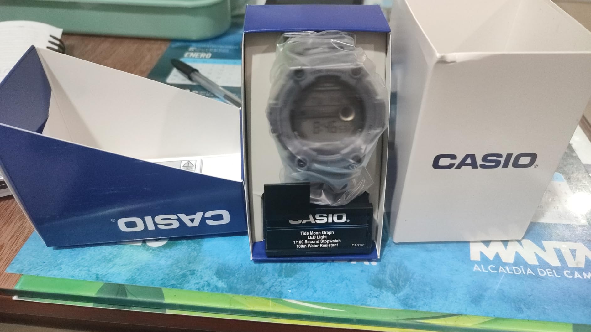 Casio WS1300H Series | Digital Watch | 100 Meter Water Resistance | LED Backlight | 1/100 SEC Stopwatch | Tide Graph | Coundtown Timer | LED Light | Multi Function Alarms | 10 Year Battery customer photo 1