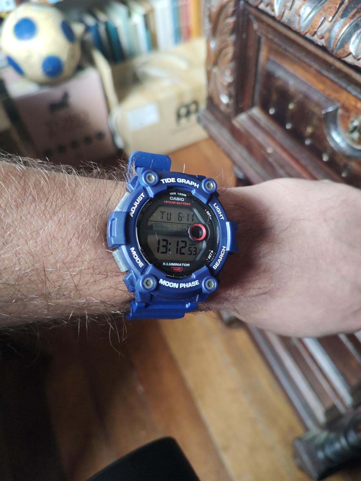 Casio WS1300H Series | Digital Watch | 100 Meter Water Resistance | LED Backlight | 1/100 SEC Stopwatch | Tide Graph | Coundtown Timer | LED Light | Multi Function Alarms | 10 Year Battery customer photo 2