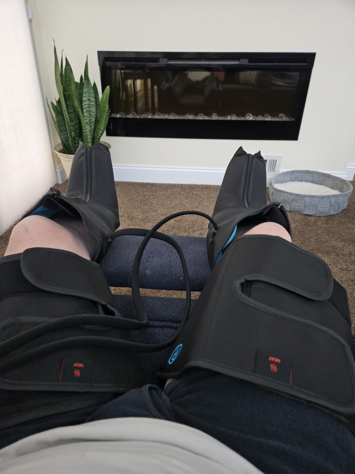 FIT KING Leg Compression Massager with Heat for Circulation and Pain Relief customer photo 1