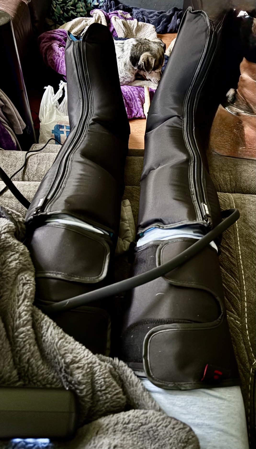 FIT KING Leg Compression Massager with Heat for Circulation and Pain Relief customer photo 2