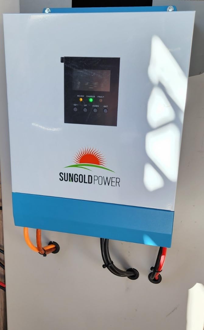 3000W DC 24V Pure Sine Wave Inverter with 80A MPPT Solar Charger (MPPT Voltage Range 120V-400Vdc), 40A AC Battery Charger, Solar Inverter Charger Manufactured by SunGoldPowerCo.,Ltd (Upgraded) customer photo 2