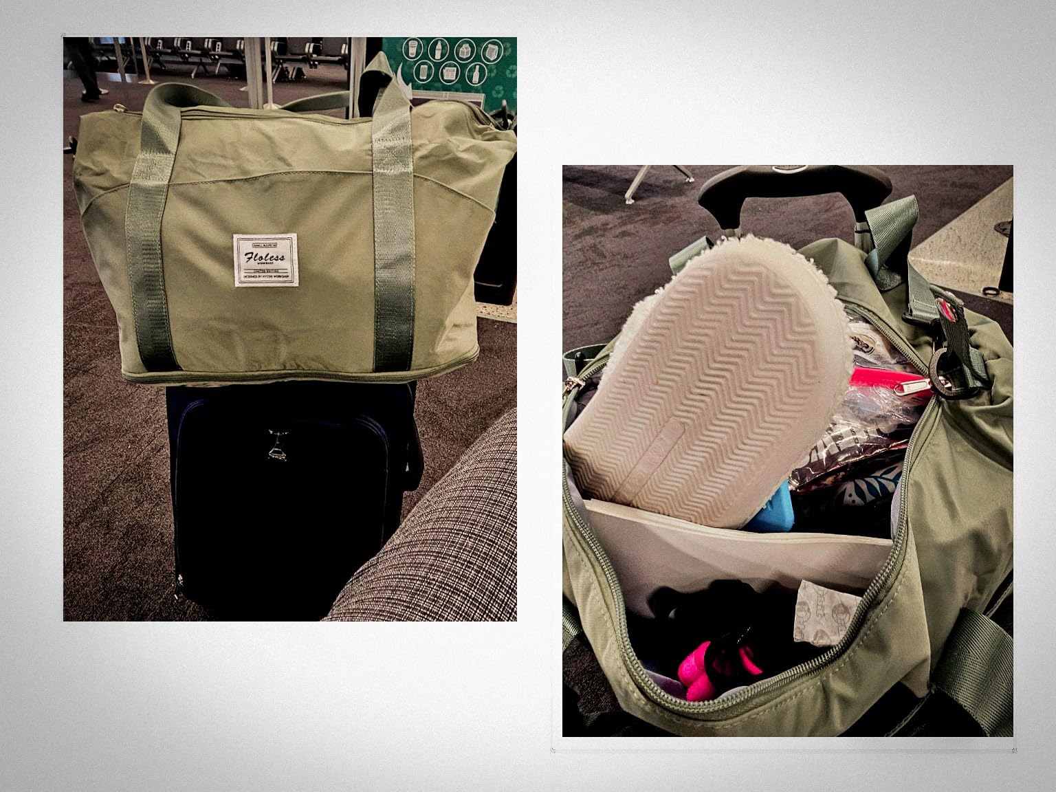 Travel Tote Bags For Women,Carry On Duffel Bag For Airplanes Weekender customer photo 2