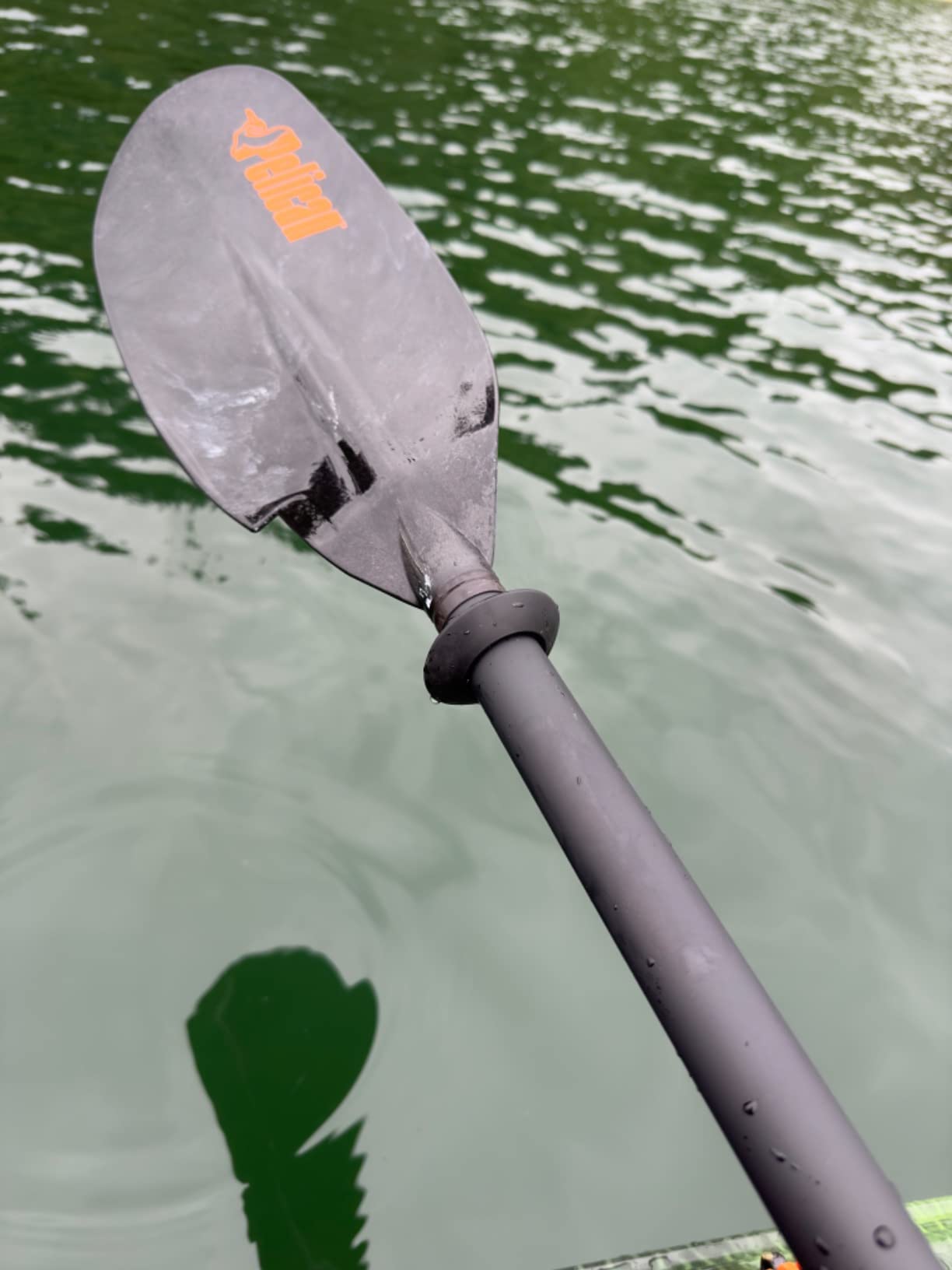 Pelican - Poseidon Angler Paddle - Aluminum Shaft with Reinforced Fiberglass Blades - Lightweight, Adjustable Kayaks Paddles - Perfect for Kayak Fishing customer photo 2