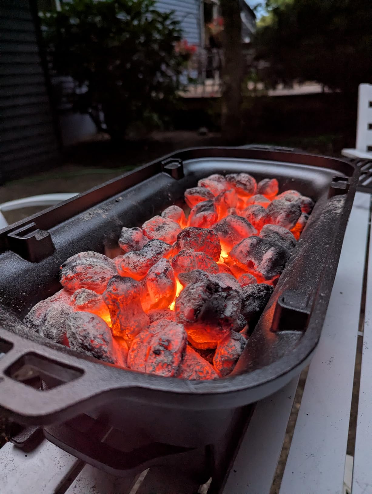 Lodge Sportsman's Pro Cast Iron Grill, 9 x 16.75 Inches customer photo 2