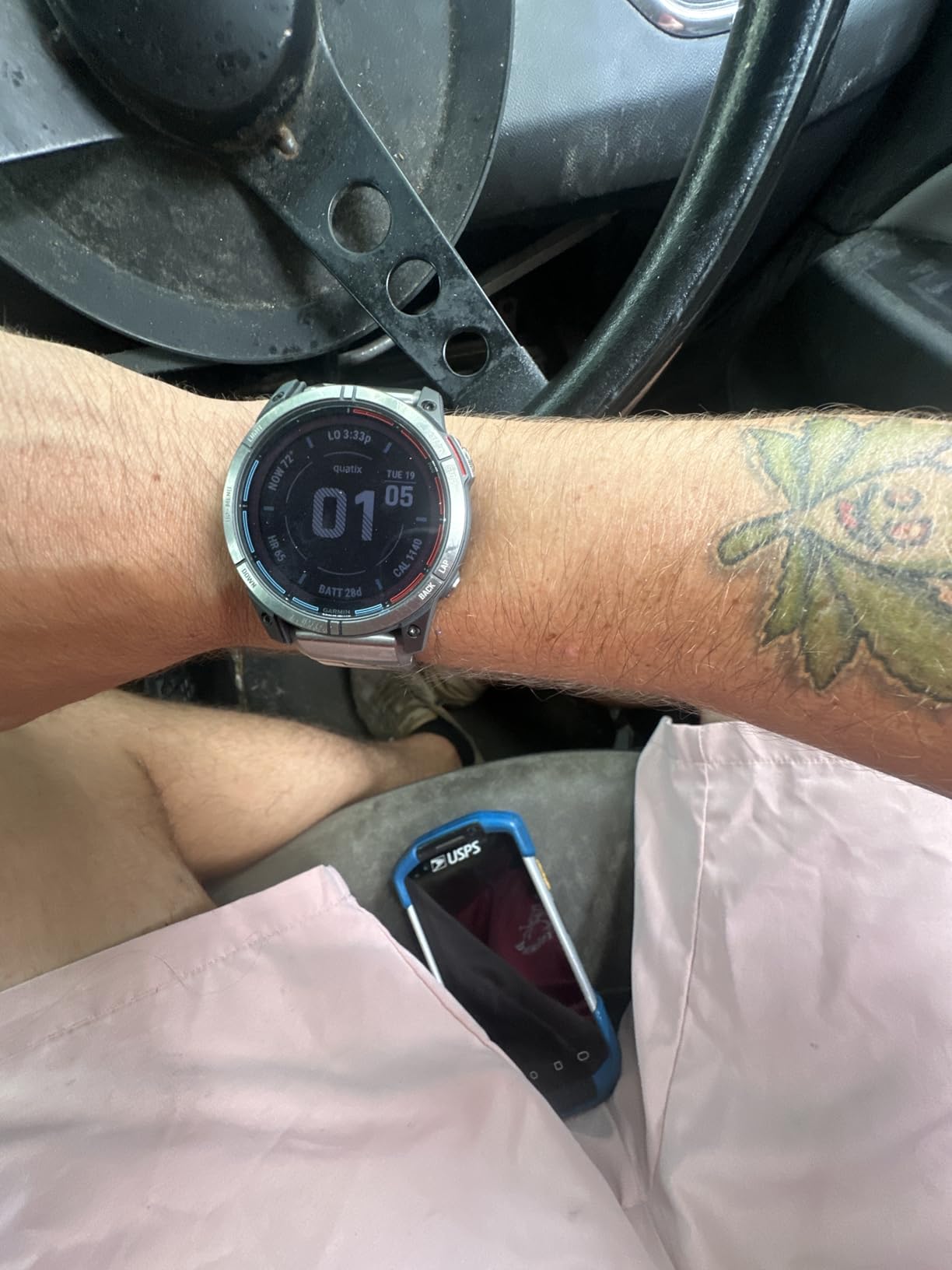 Garmin quatix® 7X Solar Edition, Marine GPS Smartwatch customer photo 1