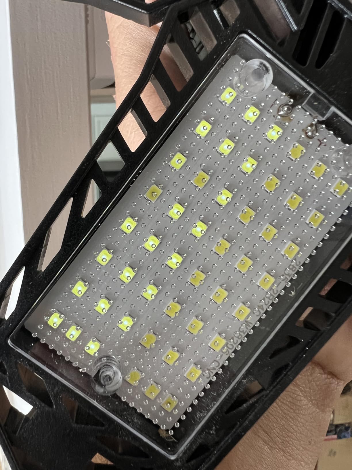 SEOBIOG 2 Pack Plug in Garage Light, 20000LM Shop Light Bay Lighting 6500K customer photo 1