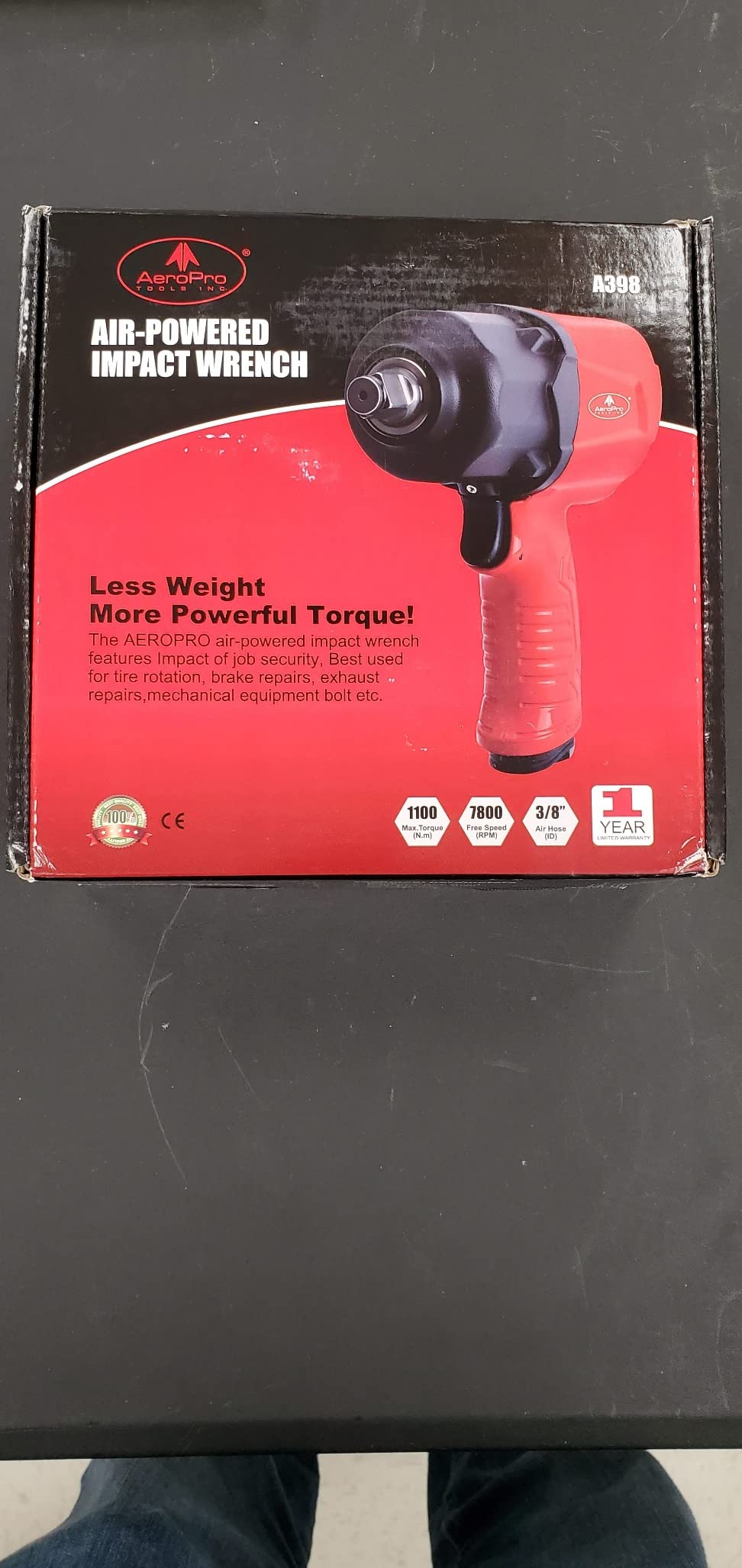 AEROPRO TOOLS 1/2-Inch Aluminum Air Impact Wrench(A398) customer photo 2