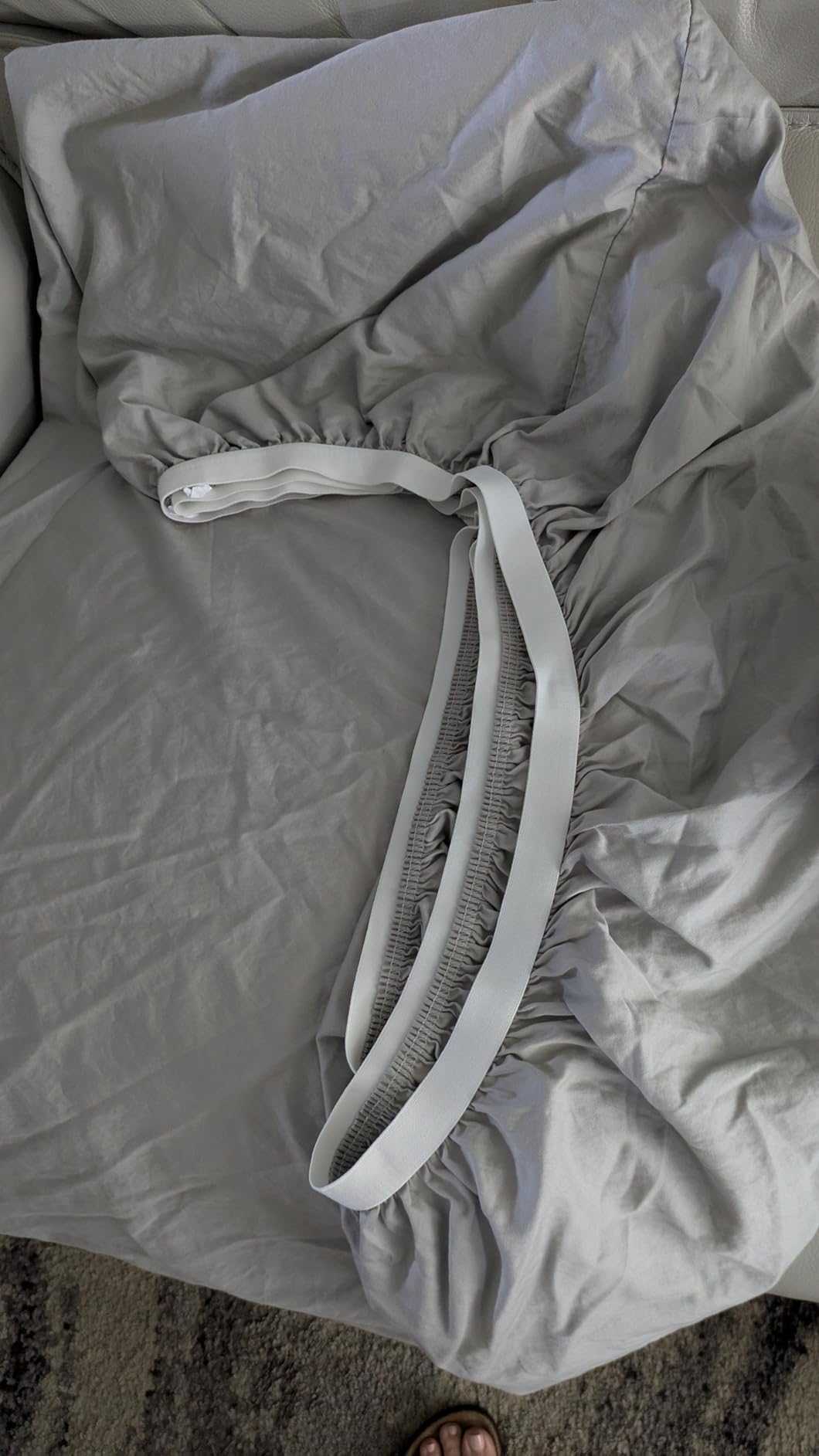 THREAD SPREAD Egyptian Cotton Sheets Queen Size - Luxury Queen Sheets 400 Thread Count (4 PC, White), Soft, Breathable, Cooling, Sateen Weave 16