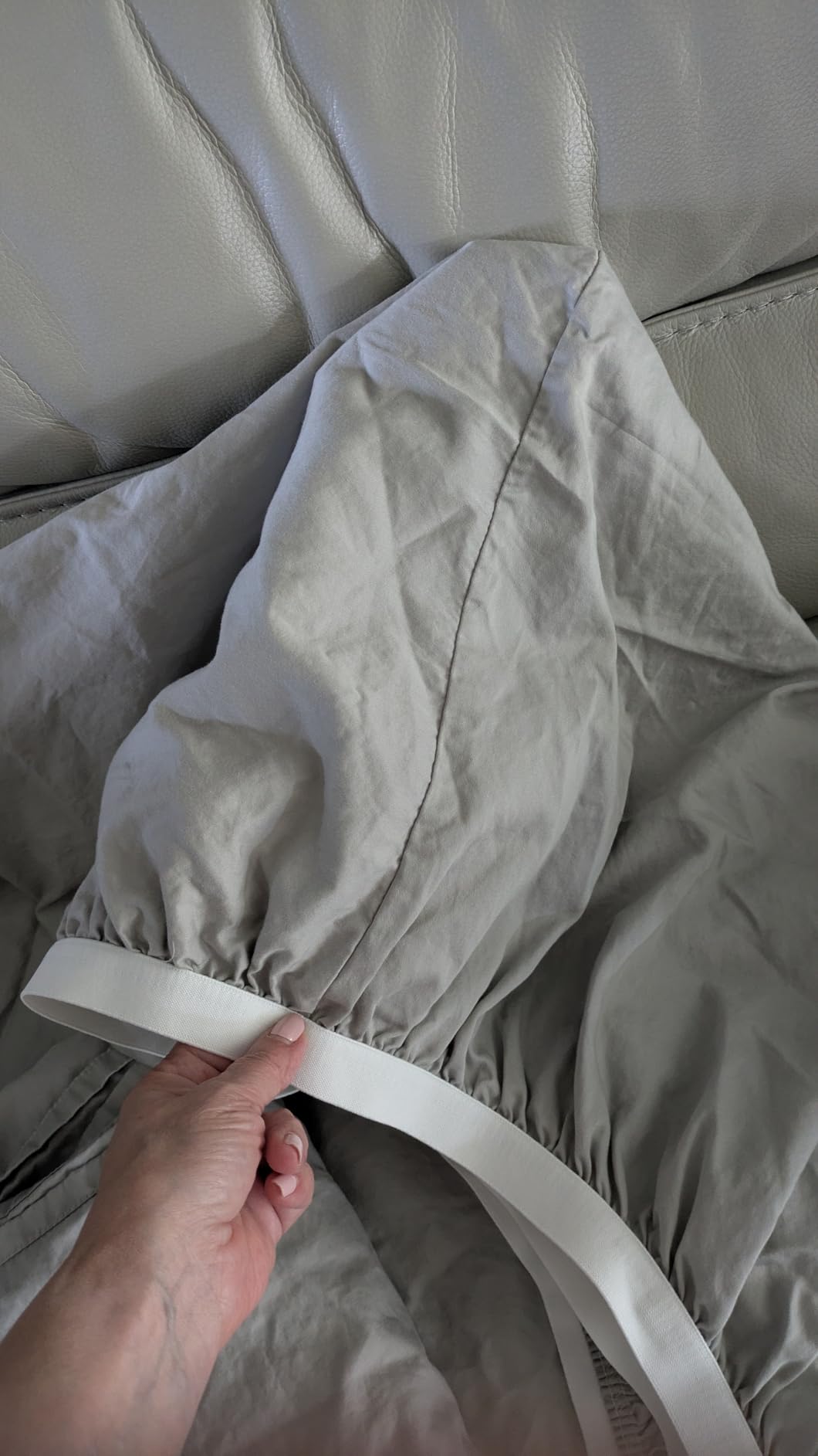THREAD SPREAD Egyptian Cotton Sheets Queen Size - Luxury Queen Sheets 400 Thread Count (4 PC, White), Soft, Breathable, Cooling, Sateen Weave 16