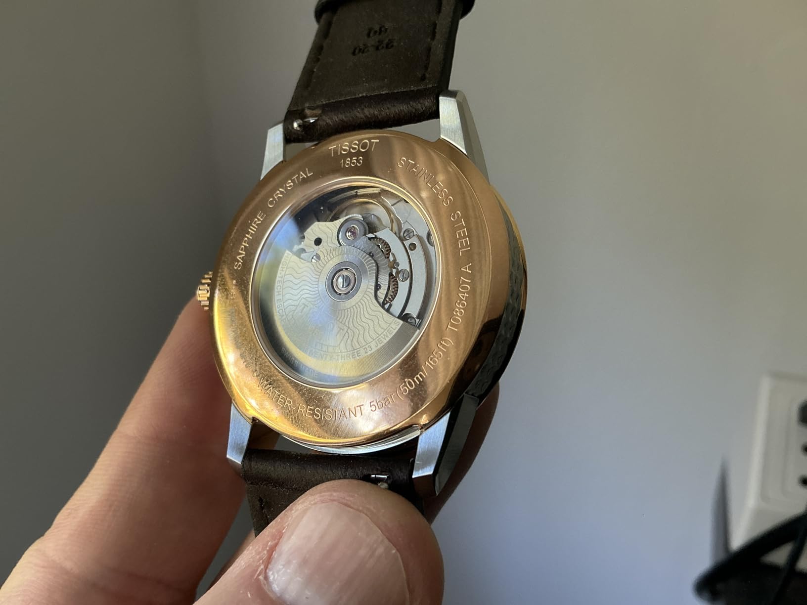 Tissot Luxury, Swiss Automatic, 41mm, Anthracite Dial, Men’s Watch customer photo 2