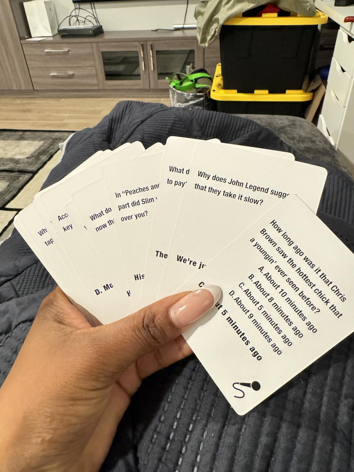 Lyrically Correct '90s & 2000s Hip-Hop & R&B Music Trivia Card Game customer photo 1