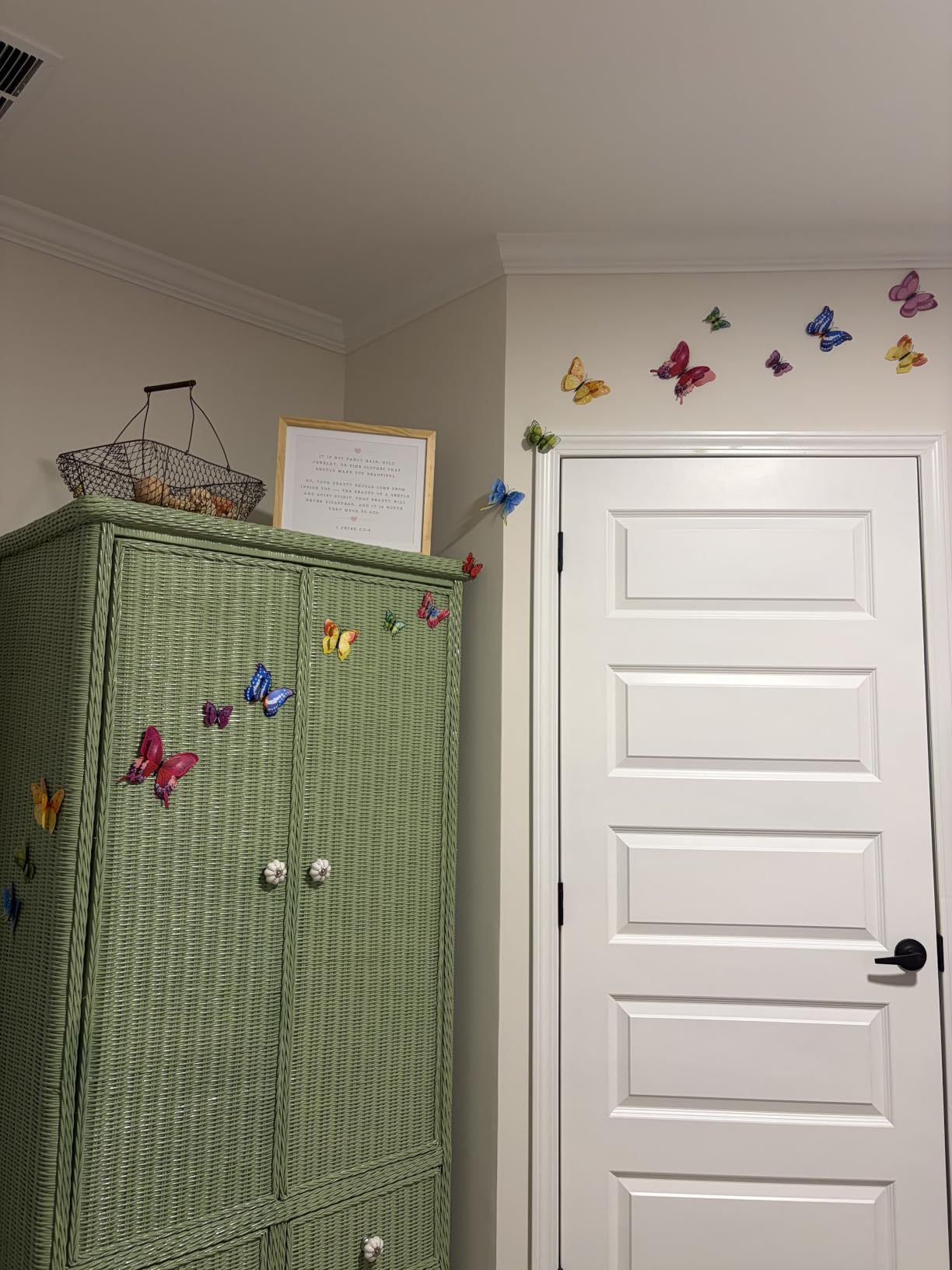 OPSEAM 3D Butterfly Wall Decor Butterfly Decorations Stickers with Magnets customer photo 1