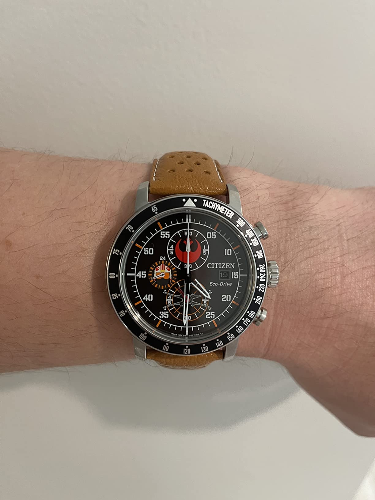 CITIZEN Men's Eco-Drive Rebel Pilot 44mm Stainless Steel CA0761-06W customer photo 2