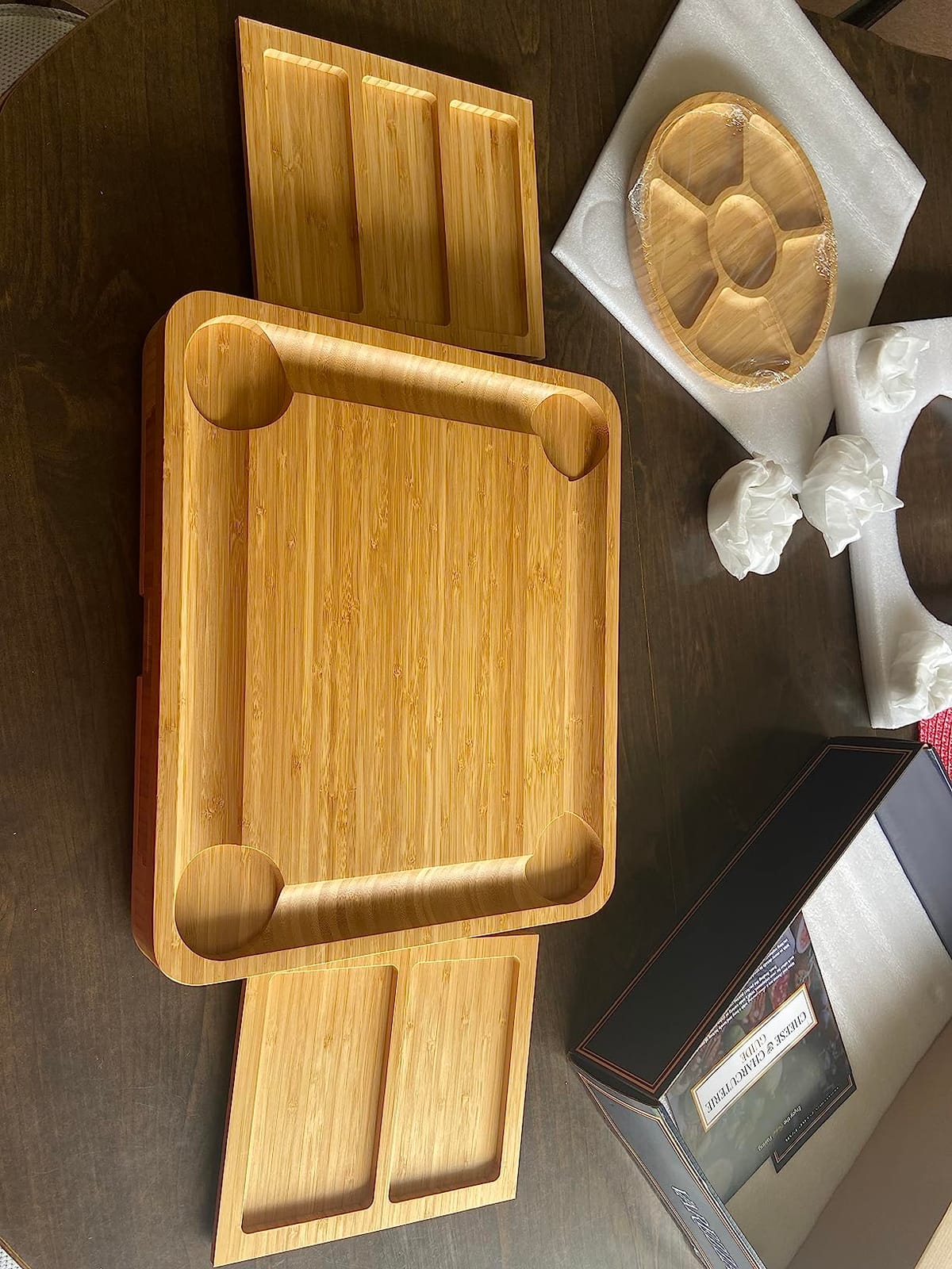 Charcuterie Boards Set – Large Bamboo Cheese Board & Platter with Charcuterie Accessories, Housewarming Gifts for New Home, Christmas, Bridal Shower, New House Gift customer photo 1