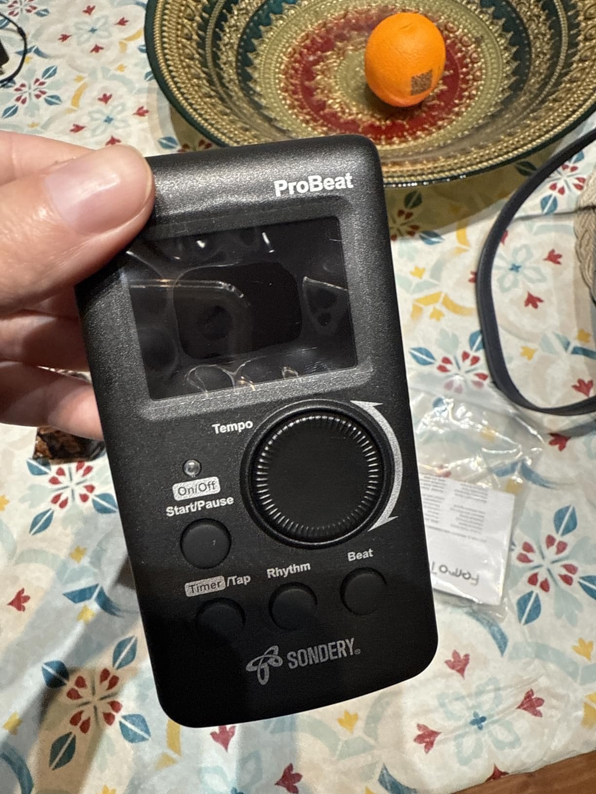 Sondery Digital Metronome Rechargeable Vocal Counting for Piano Guitar Drum customer photo 1