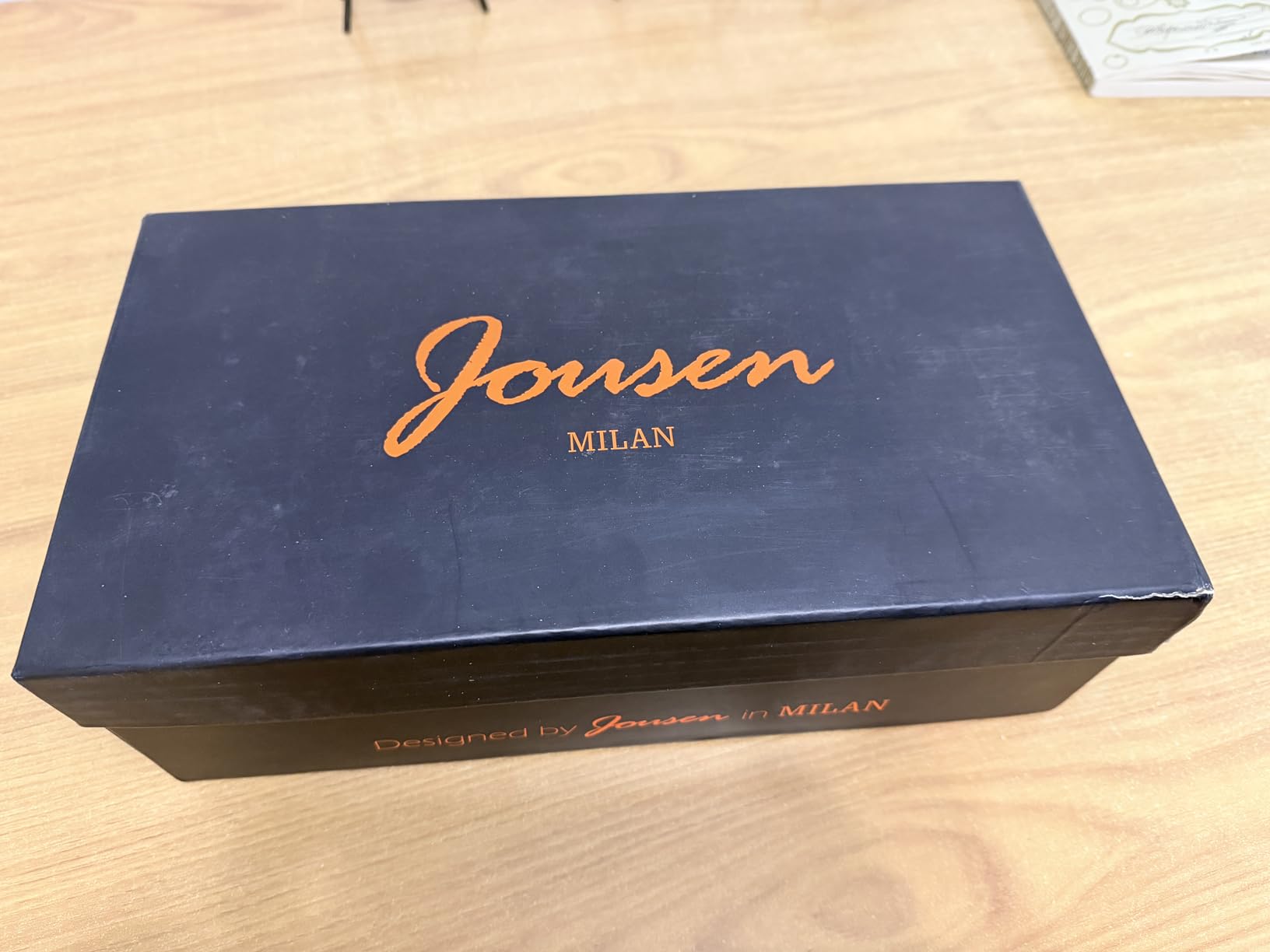 Jousen Men's Dress Shoes Leather Wingtip Oxford Shoes customer photo 2