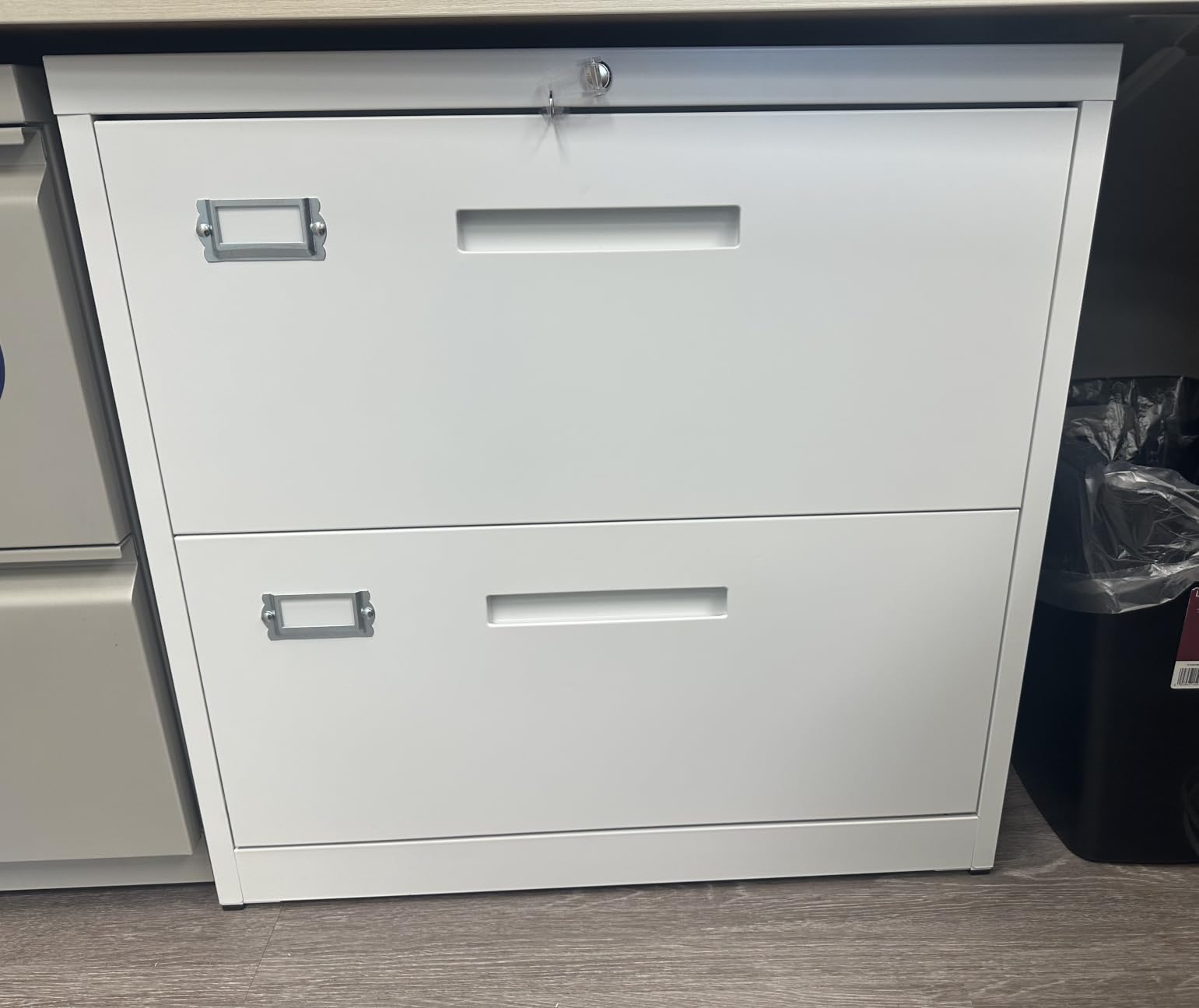 Letaya File Cabinets,4 Drawer Metal Lateral Filing Organization Storage Cabinets with Lock,Home Office for Hanging Files Letter/Legal/F4/A4 Size (Require Assembly) customer photo 1