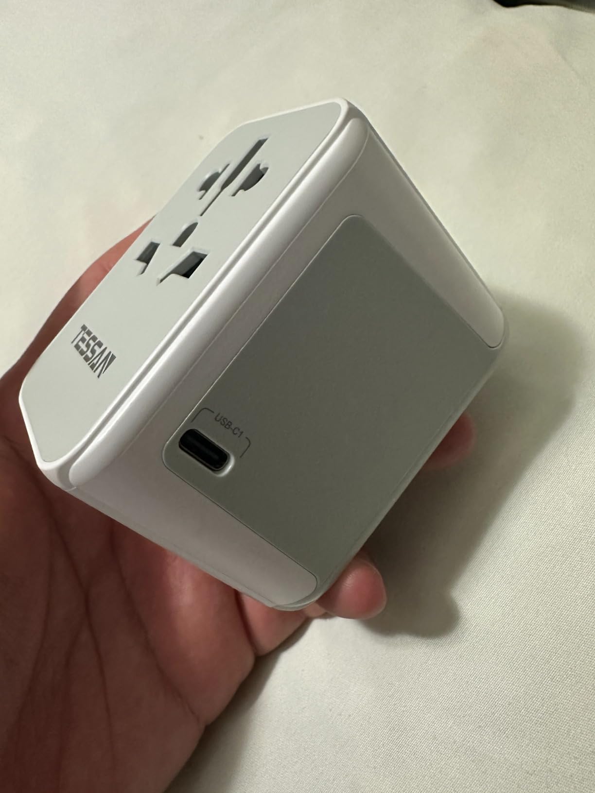 TESSAN Universal Travel Adapter 28W, International Power Adapter customer photo 1