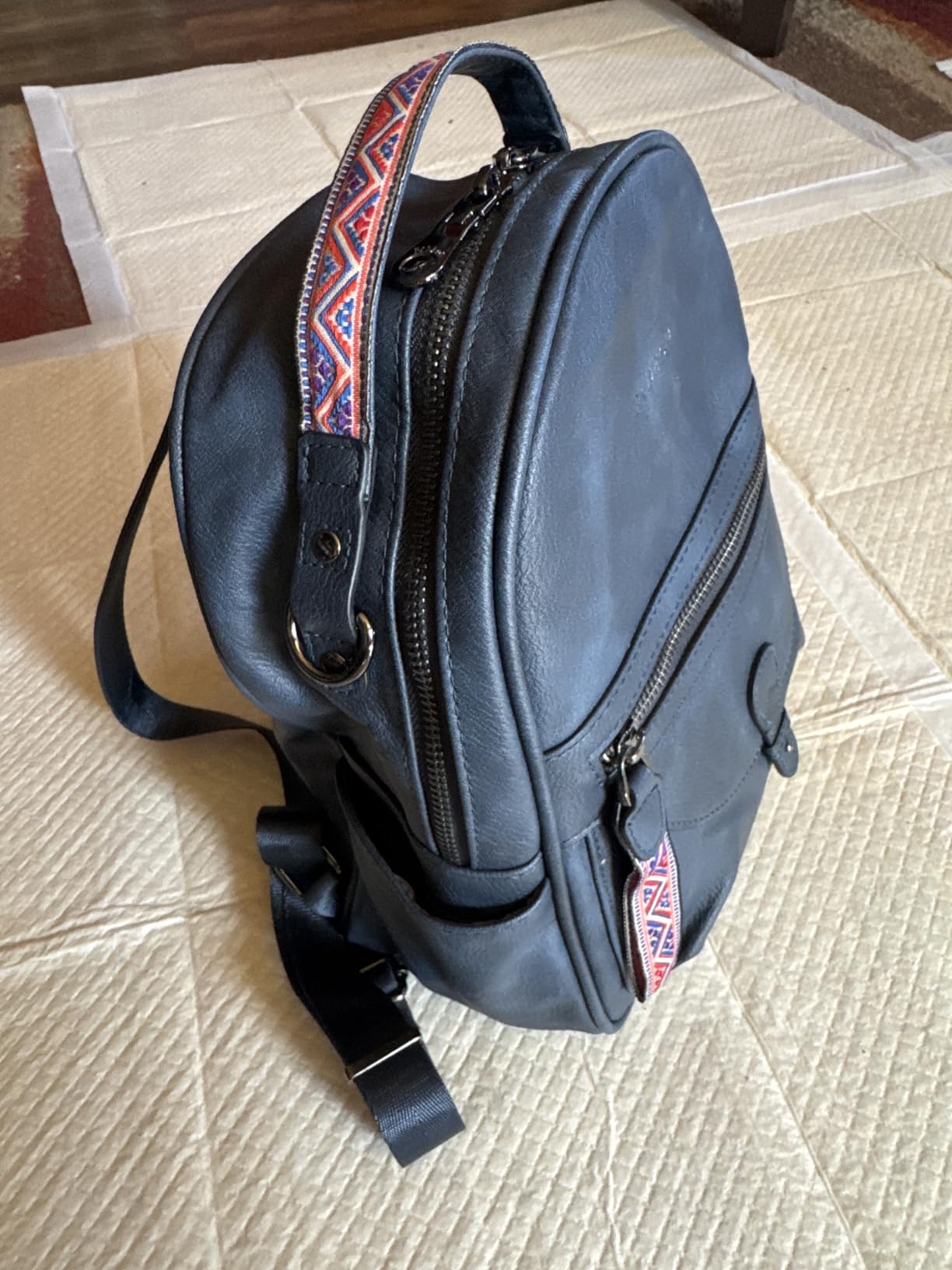 FADEON Mini Backpack Purse for Women, Roomly Vegan Leather Small Daypack customer photo 1