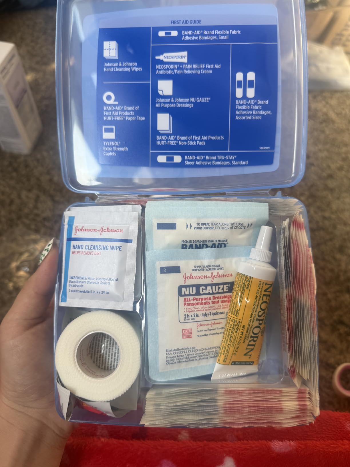 BAND-AID Brand Travel Ready Portable First Aid Kit, 80 Piece customer photo 1