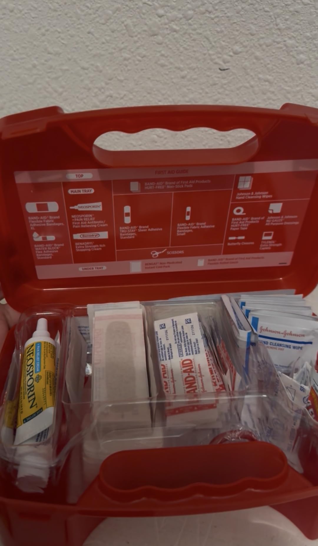 BAND-AID Brand Travel Ready Portable First Aid Kit, 80 Piece customer photo 2