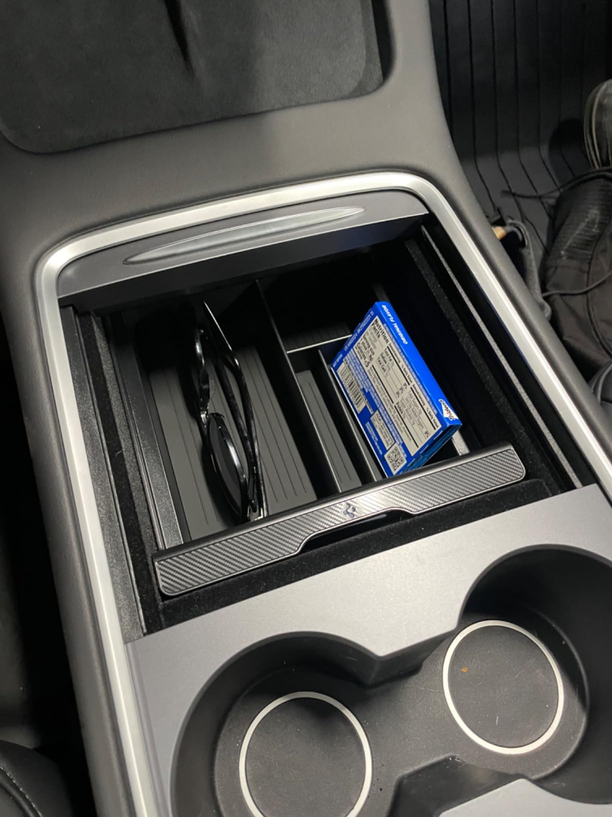 Spigen Center Console Organizer for Legacy Tesla Model Y & 3 customer photo 1