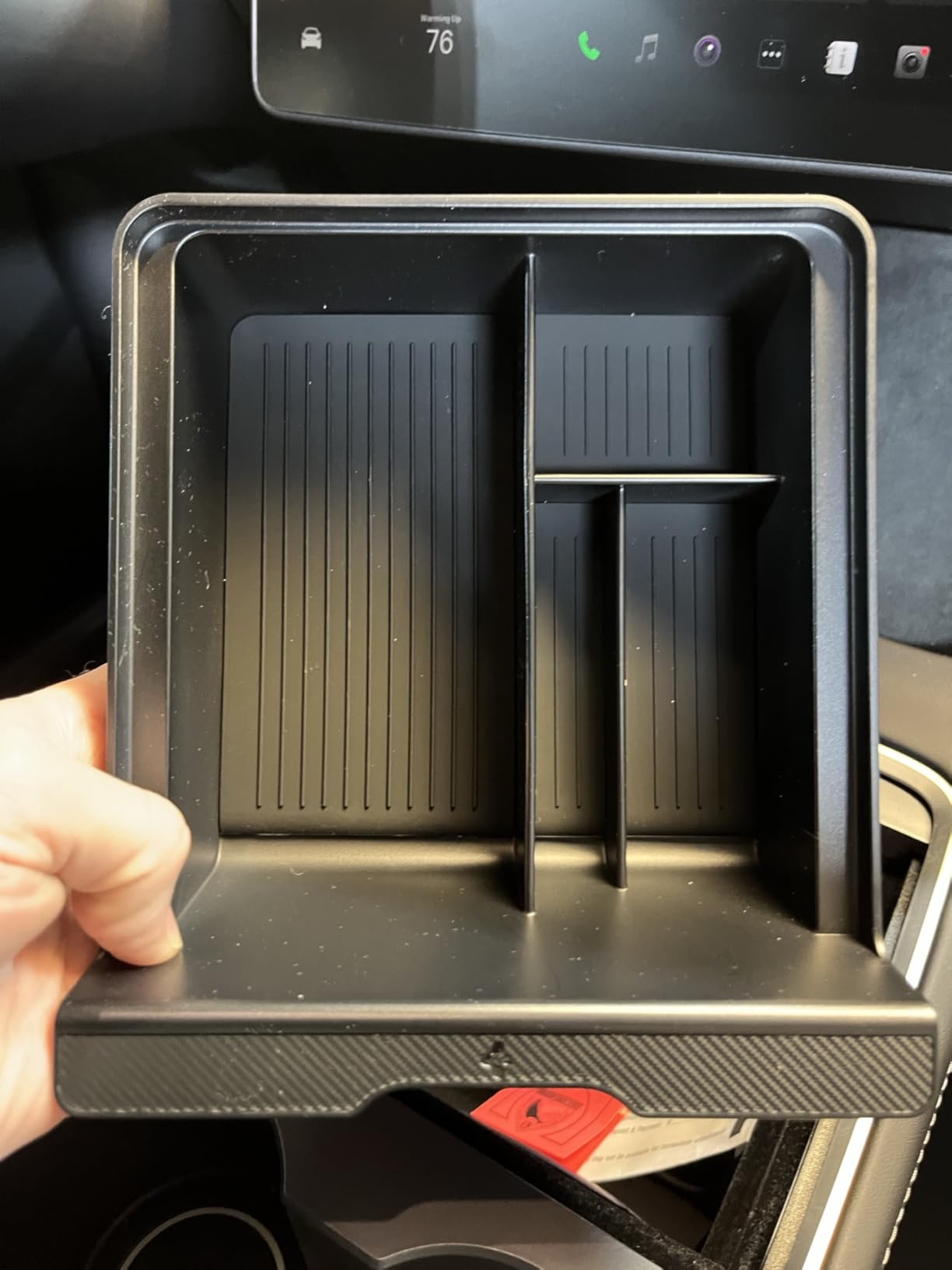 Spigen Center Console Organizer for Legacy Tesla Model Y & 3 customer photo 2
